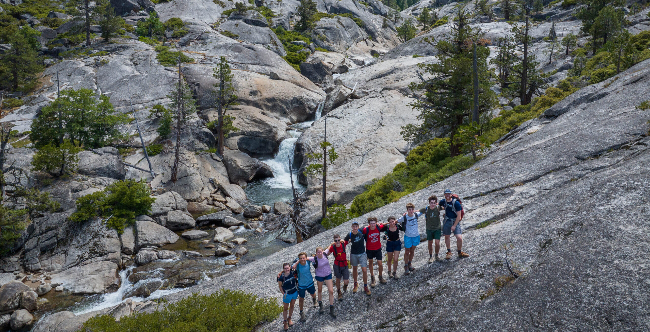 Sierra challenge trip on day hike