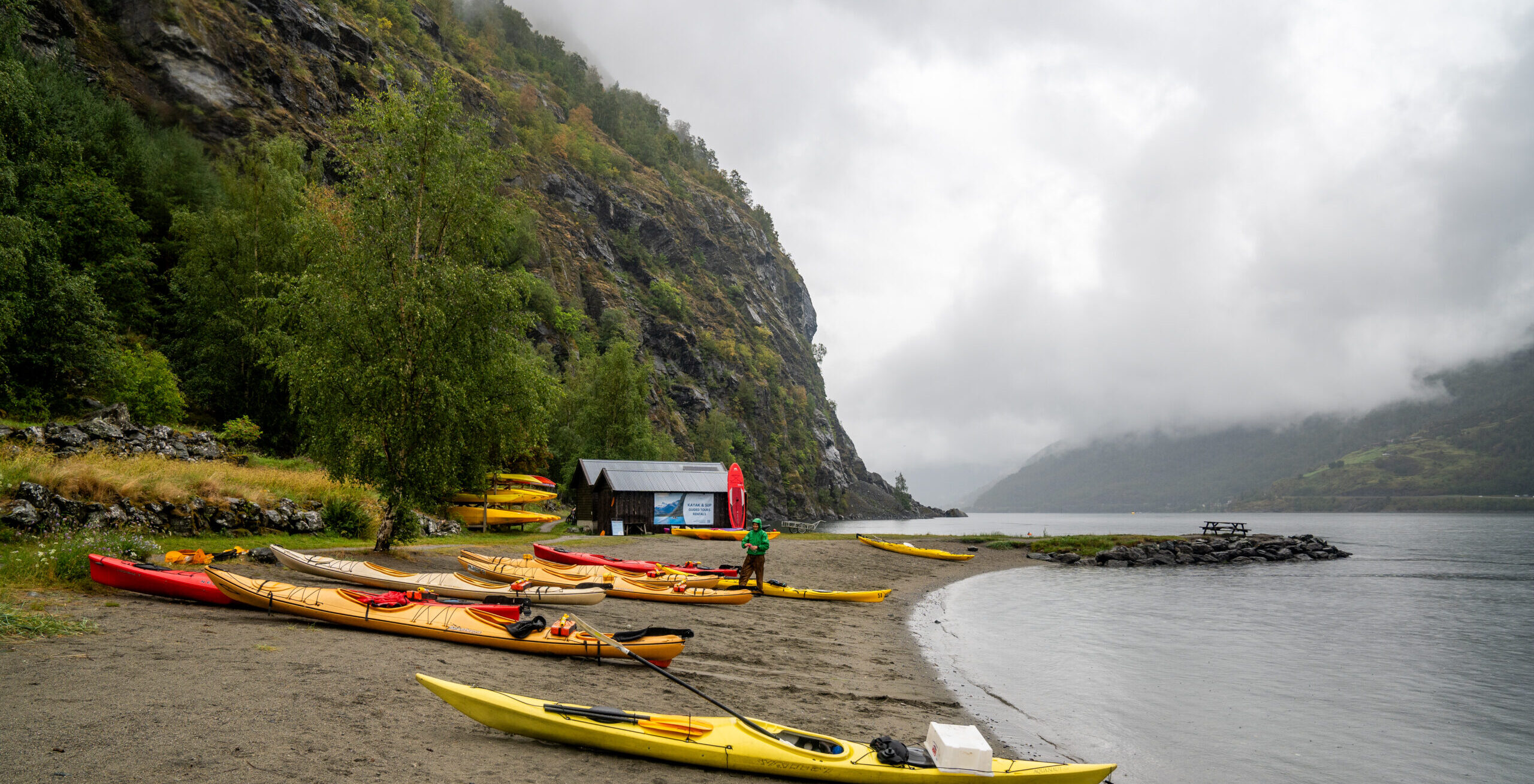 Groups Kayak along Norway's famous Fjords!