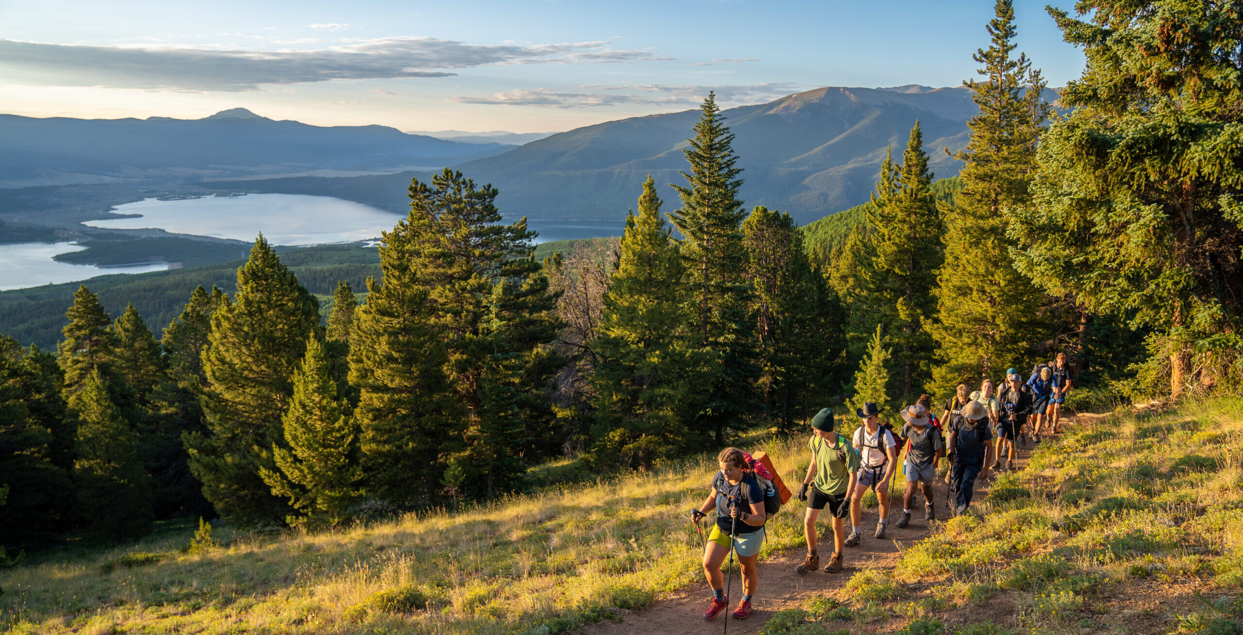 Students summit on of Colorado's 14,000 foot peaks.