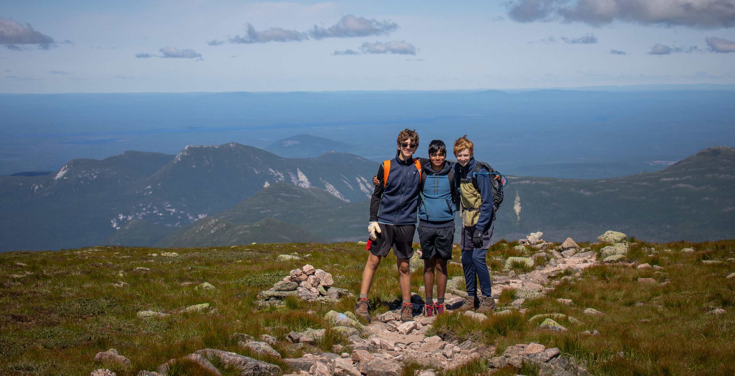 Friends on top of Katahdin