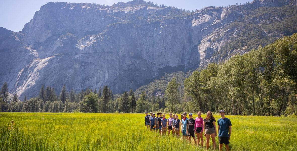 Group in the valley