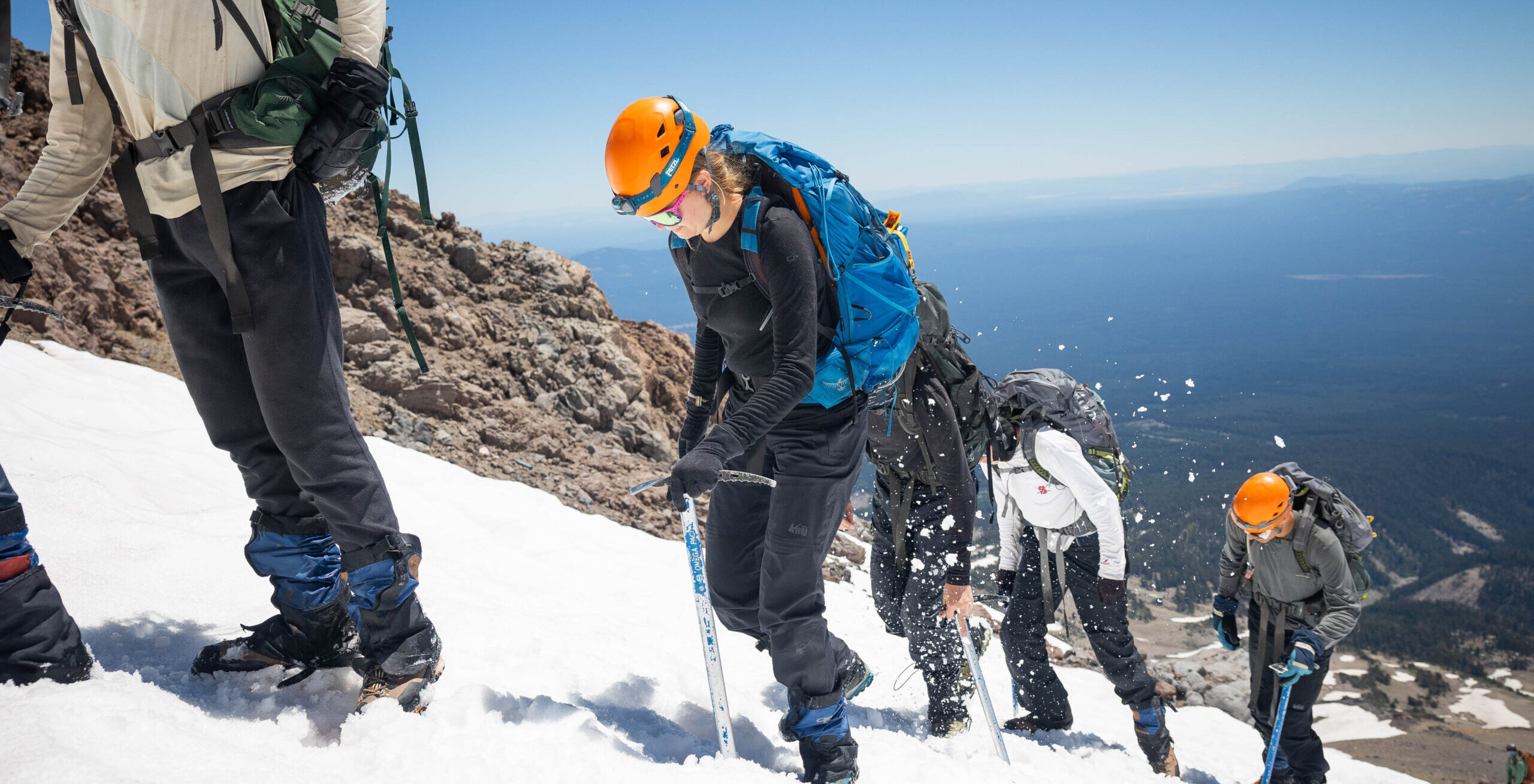 Mount Shasta summiting