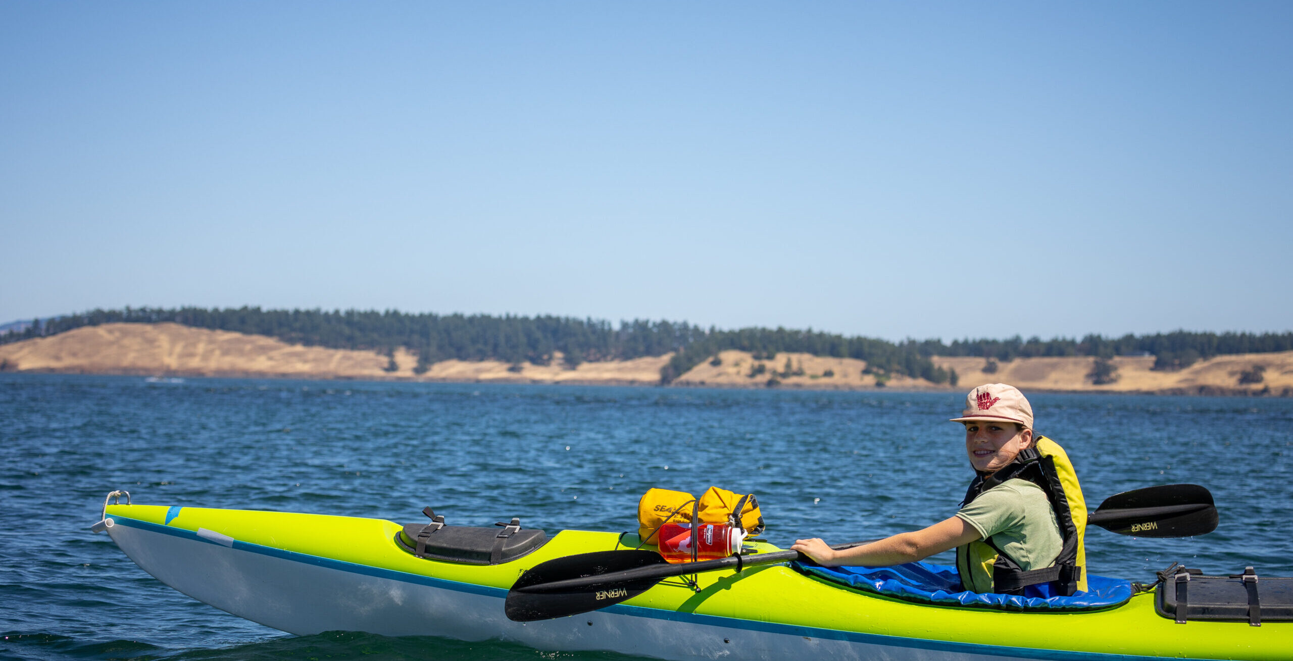 Groups spend three days sea kayaking in the San Juan Islands