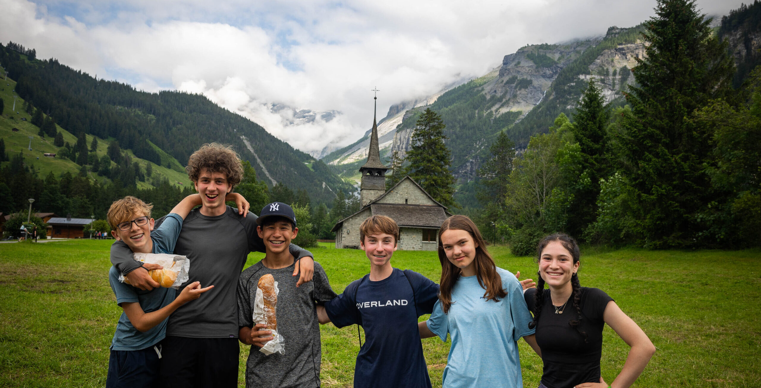 Fresh bread in Alpine villages