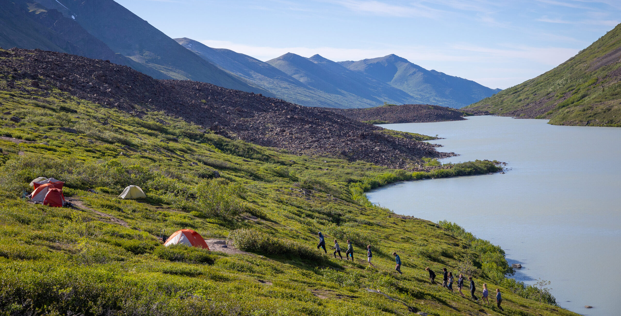 Alaska campsite