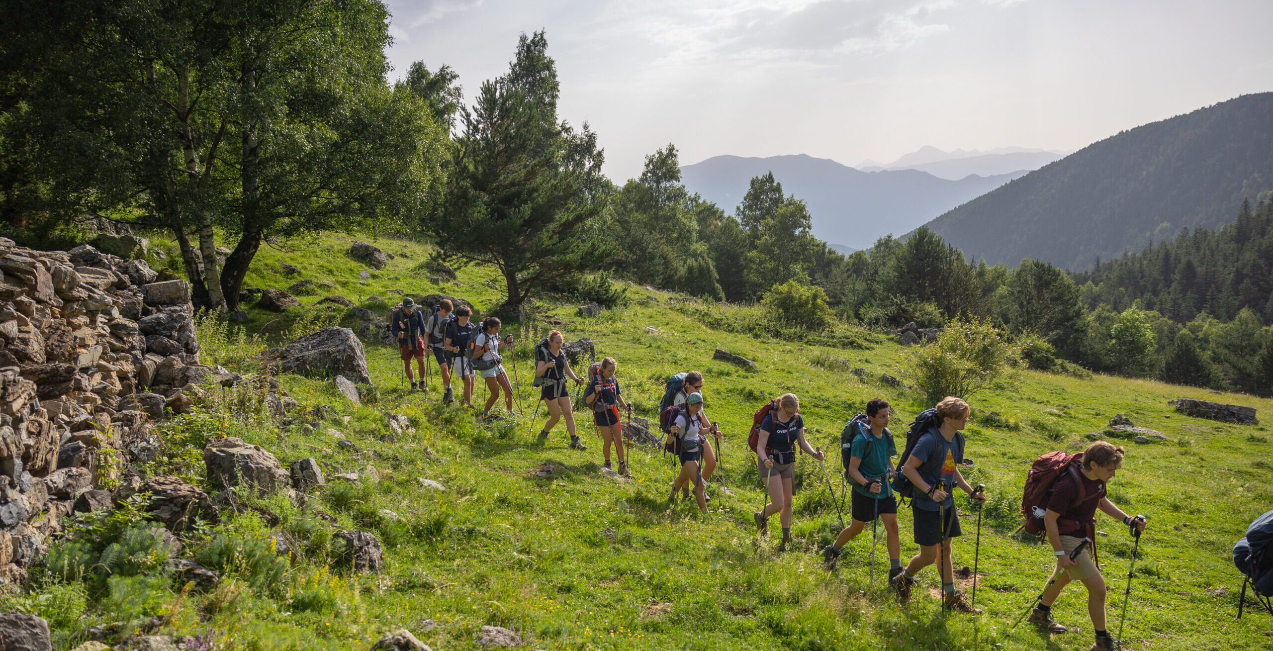 Pyrenees Expedition on trail